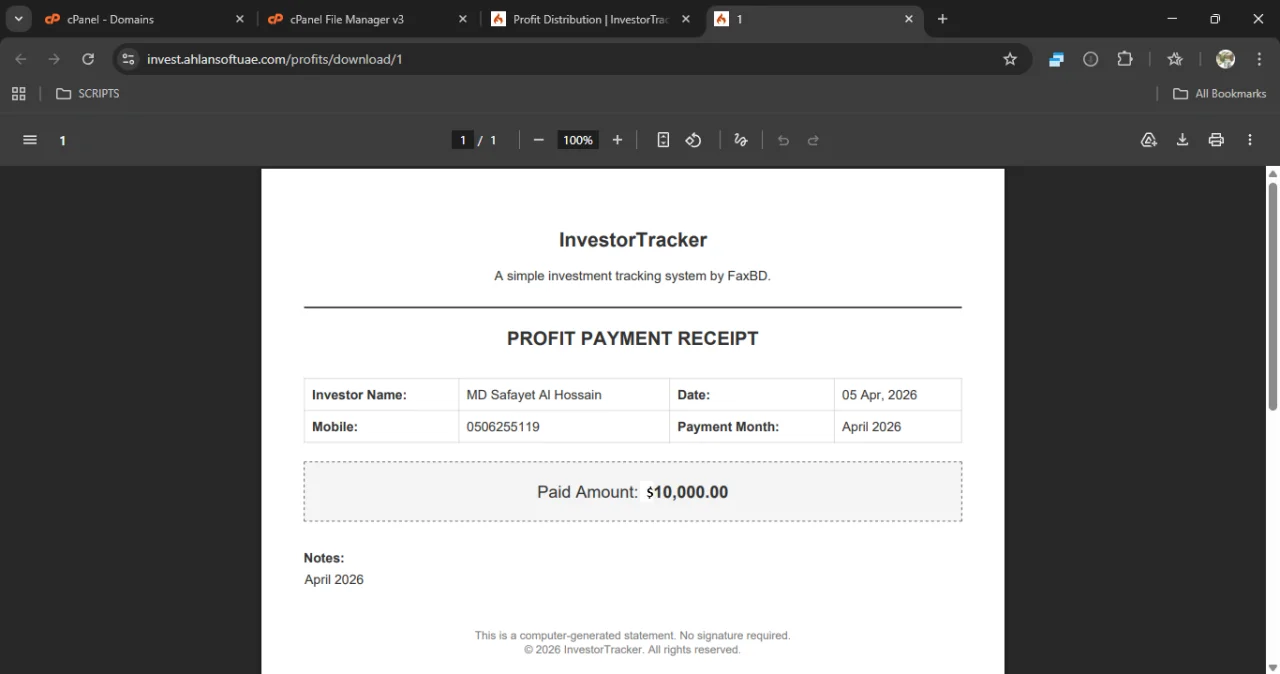 InvestorTracker — screenshot 10