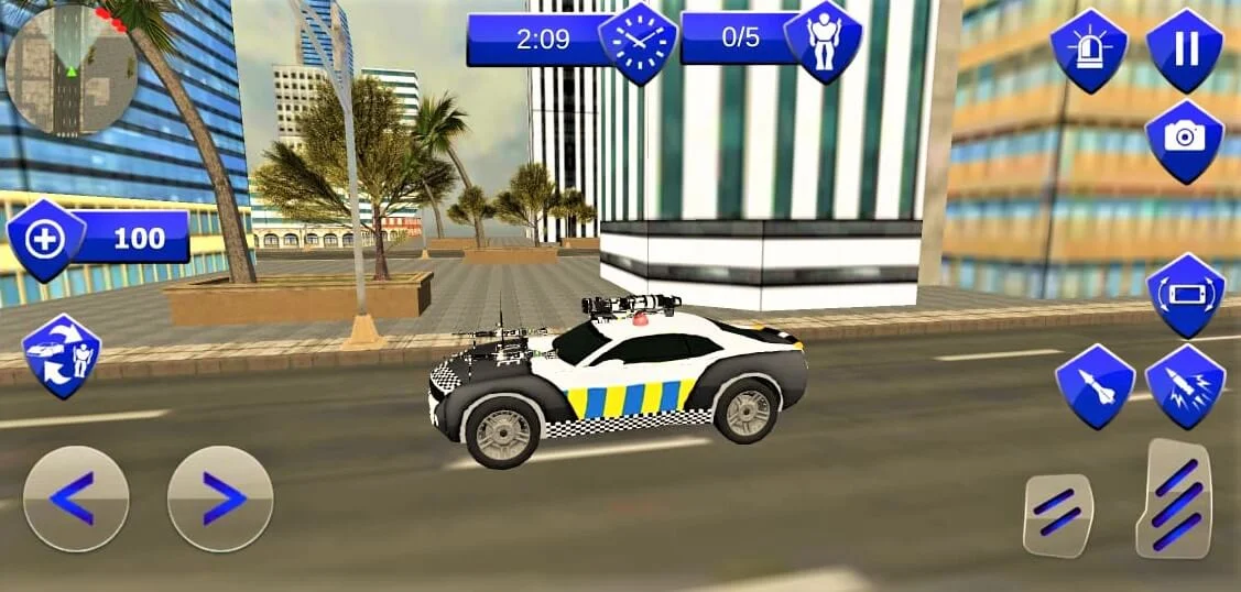 US Police Robot Car Revenge Transform 64 Bit Source Code — screenshot 2
