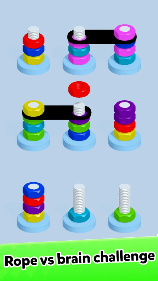 Nuts Bolts Sort — screenshot 3