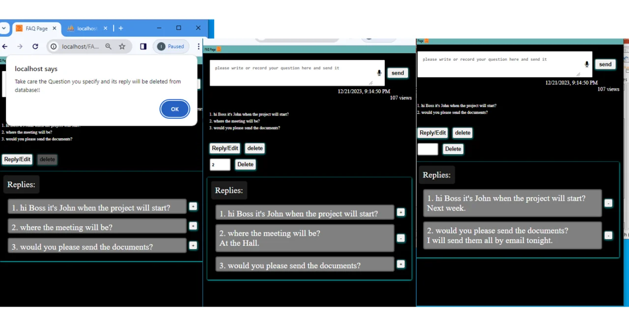 FAQ Page — screenshot 5