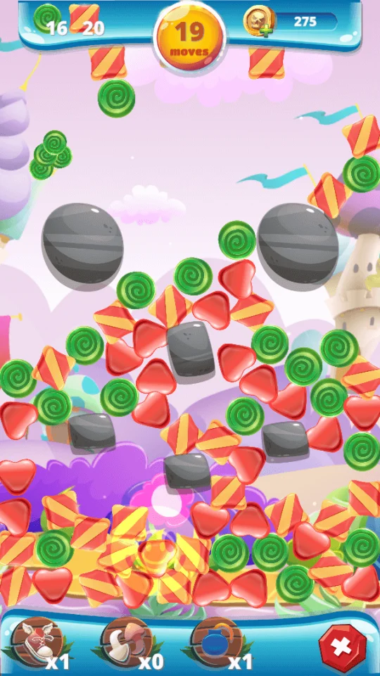 Sweety Shapes Physics Match3 — screenshot 2
