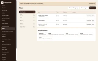 TableFlow+: Restaurant POS Kitchen, QR Menu & Delivery