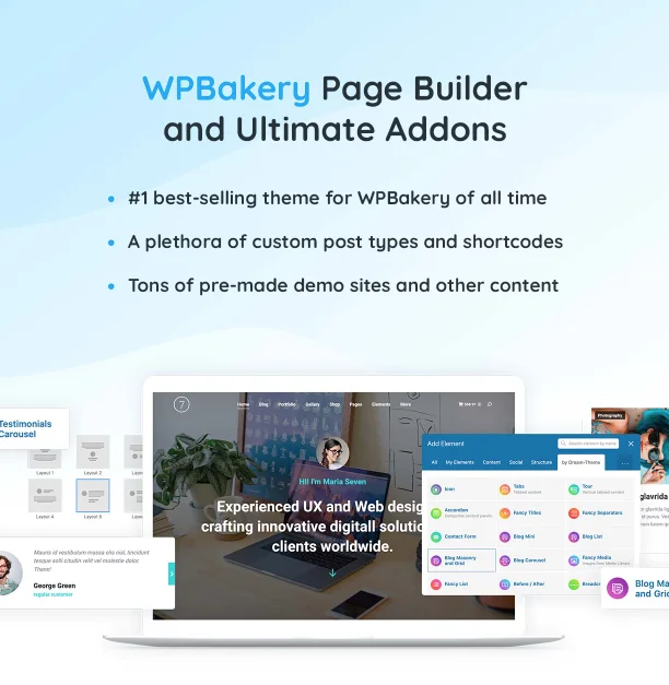 The7 New Version v11.10.0 - Website and eCommerce Builder for WordPress — screenshot 2