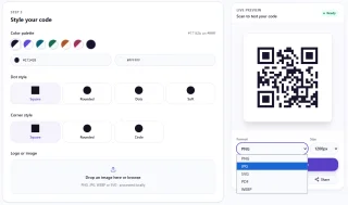 QR Code Generator Modern React & Next.js Web App