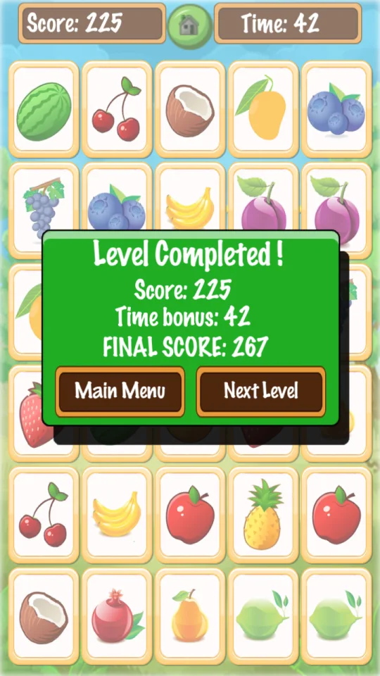 Card Match Memory Kids Games Unity Game Template for Android & iOS + 11 Card Themes — screenshot 1