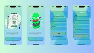 Food Delivery Native iOS App UI Template 2025