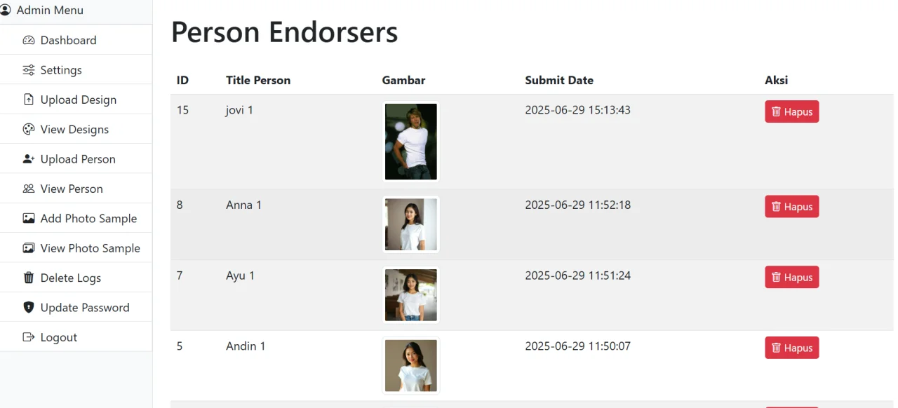 AI T-Shirt Design Generator Mockup PHP + MySQL + Replicate API — screenshot 4