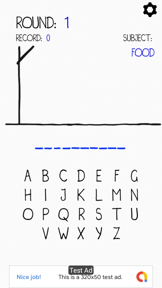 Hangman (Unity Game+AdMob+iOS+Android) — screenshot 4