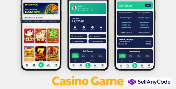 Casino App and Website Source Code, 500+ Game and Multiples Casino API (Jili API, JDB API, PG API, Sport API, Avitore API and More API)