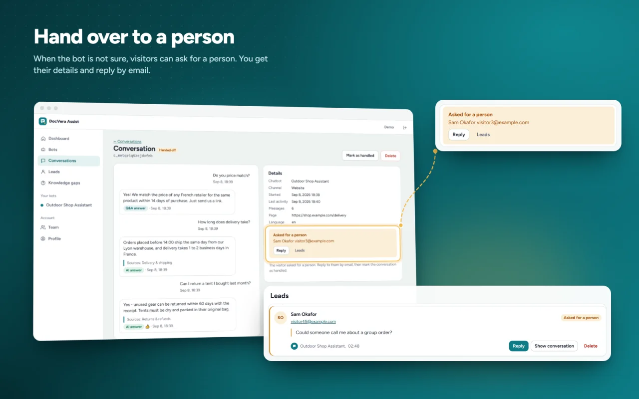 DocVera Assist - PHP AI Chatbot for Any Website — screenshot 6