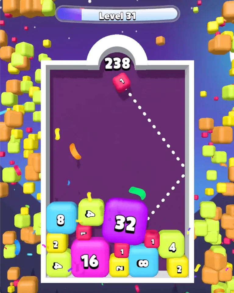 2048 Shooter Merge — screenshot 2