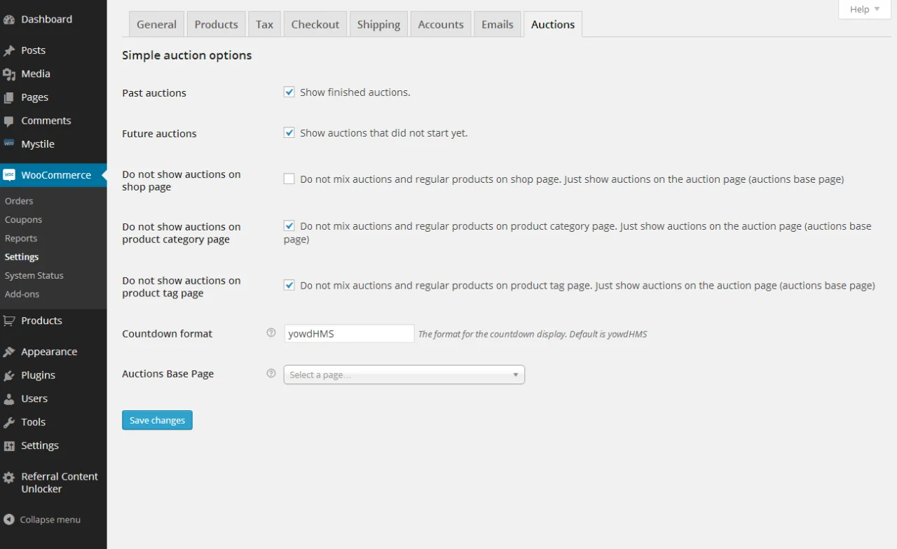 WooCommerce Simple Auctions - WordPress Auctions — screenshot 1