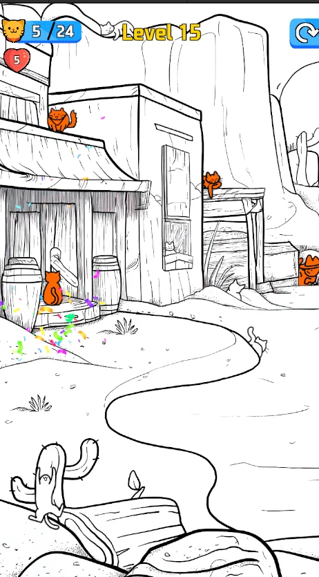 Find the Cat Spot It 2D Game Unity Source Code — screenshot 4