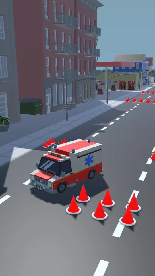 Ambulance Runner Obstacles Game 3D 64BIT Source Code — screenshot 2