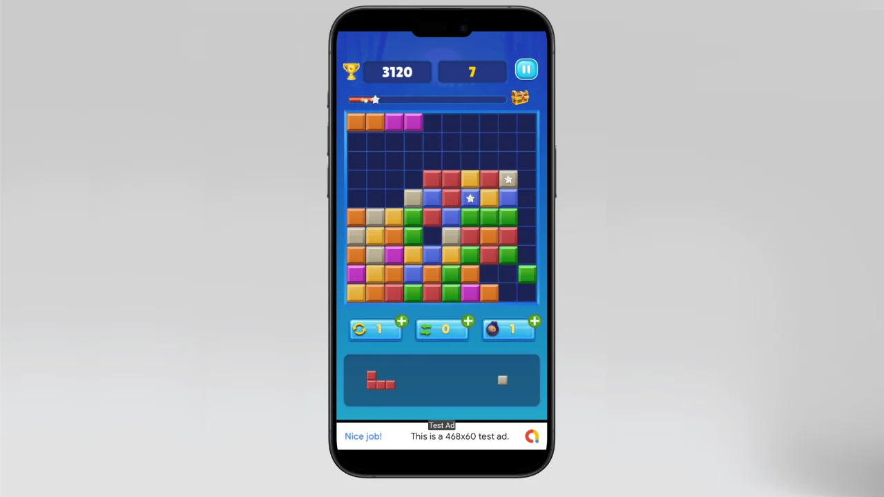 Block Puzzle Pro - Leaderboards & AdMob Ready Unity Template — screenshot 1