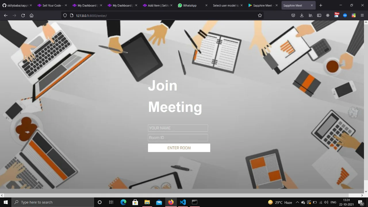 Conference Calling Application on Web-Platform — screenshot 3