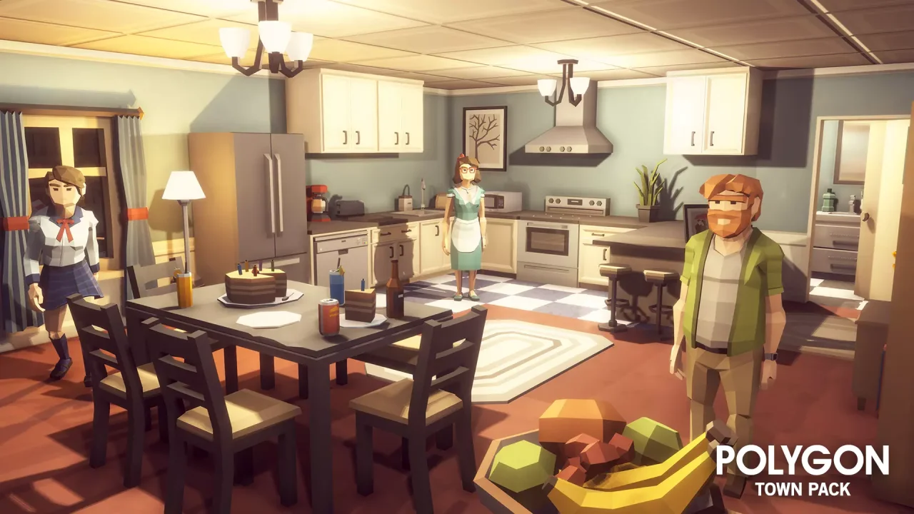 POLYGON Town Pack - Low Poly 3D Art by Synty — screenshot 4