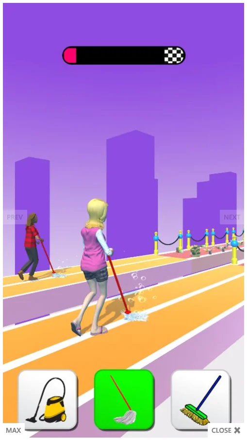 Cleaner Run - Unity - AdMob — screenshot 3