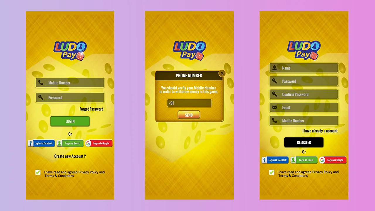 Ludo Pay Online Multiplayer Real Money Game with Extended License — screenshot 7