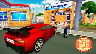 Modern Sports Car Wash: Gas Station 64 Bit Source Code