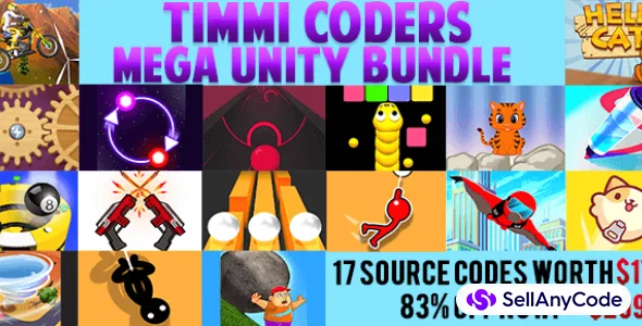 Timmi Coders Mega Unity Bundle – 17 Source Codes