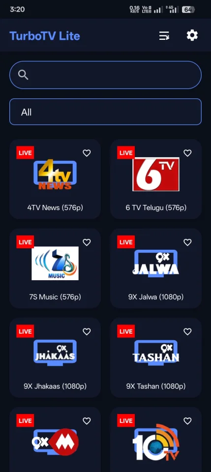 TurboTV Lite Smart IPTV & ExoPlayer App — screenshot 2