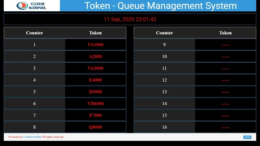 QUEUE MANAGEMENT System 4.0 — screenshot 1