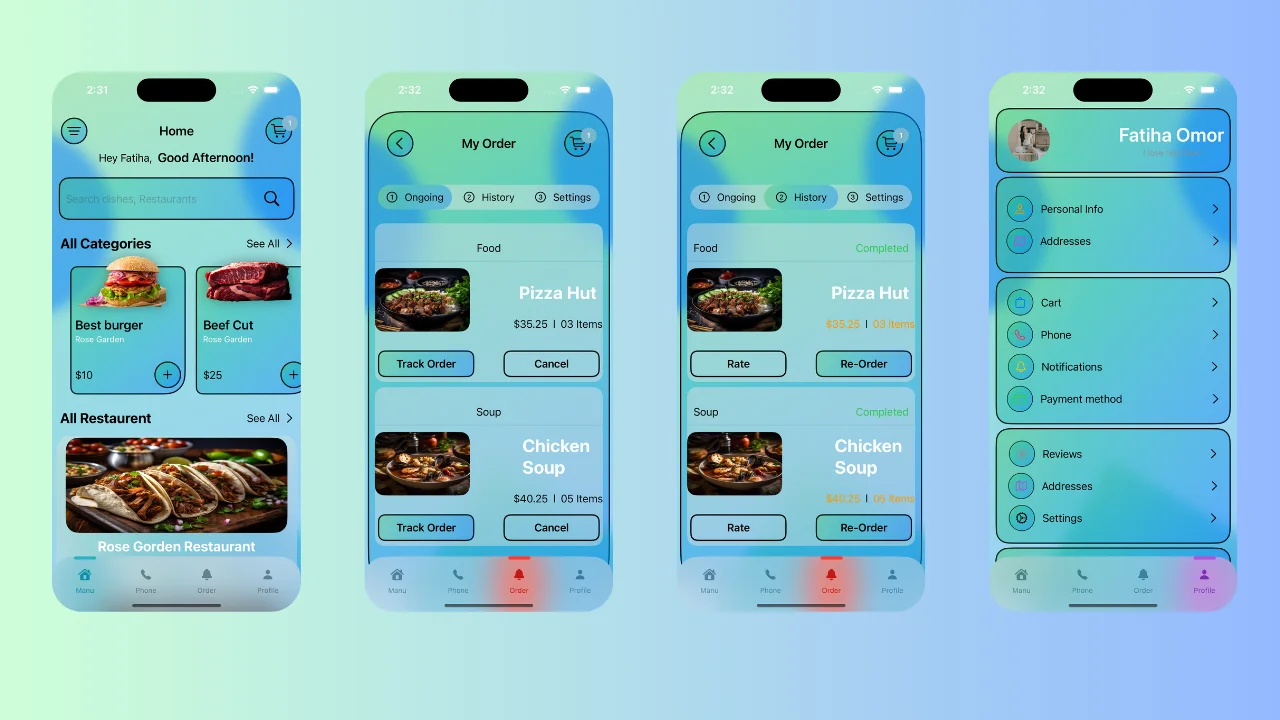Food Delivery Native iOS App UI Template 2025 — screenshot 2