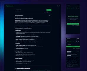 MagicResearch: AI-Powered Research Assistant - v3, R1 Deepseek API, Full App Template, Web App
