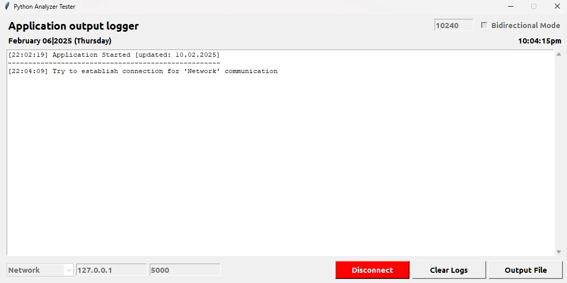 MediConnect Tester: Python Medical Analyzer Simulator & Communication Protocol Tool — screenshot 2