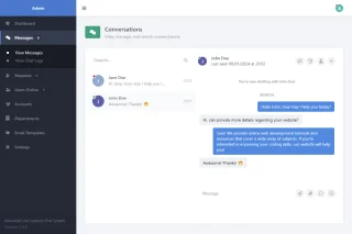 Advance Live Chat support System