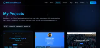 Portfolio with Powerful Admin Dashboard
