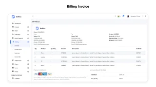 Delfina: Sales & Invoice Admin Dashboard
