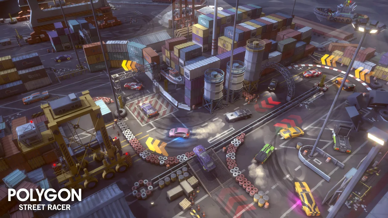 POLYGON - Street Racer - Low Poly 3D Art by Synty — screenshot 1