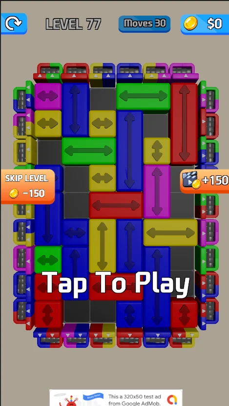 Color Block Jam 3D Puzzle Game Unity — screenshot 1