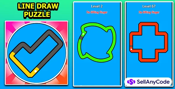 Line Draw Puzzle Top Trending Game Unity Source with AdMob Ads Integrated