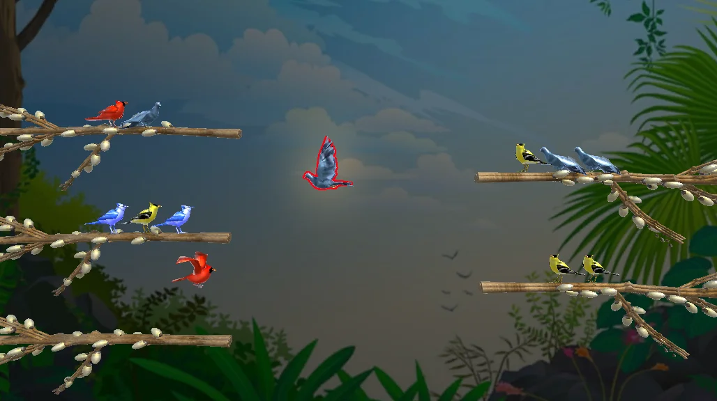 Colored Bird Sorting Puzzle — screenshot 1