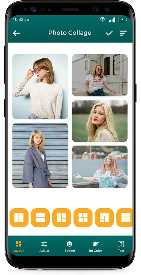 PIP & Photo Collage Maker with Photo Editor, ScrapBook & Body Shape Editor (FB & AdMob Ads) — screenshot 3