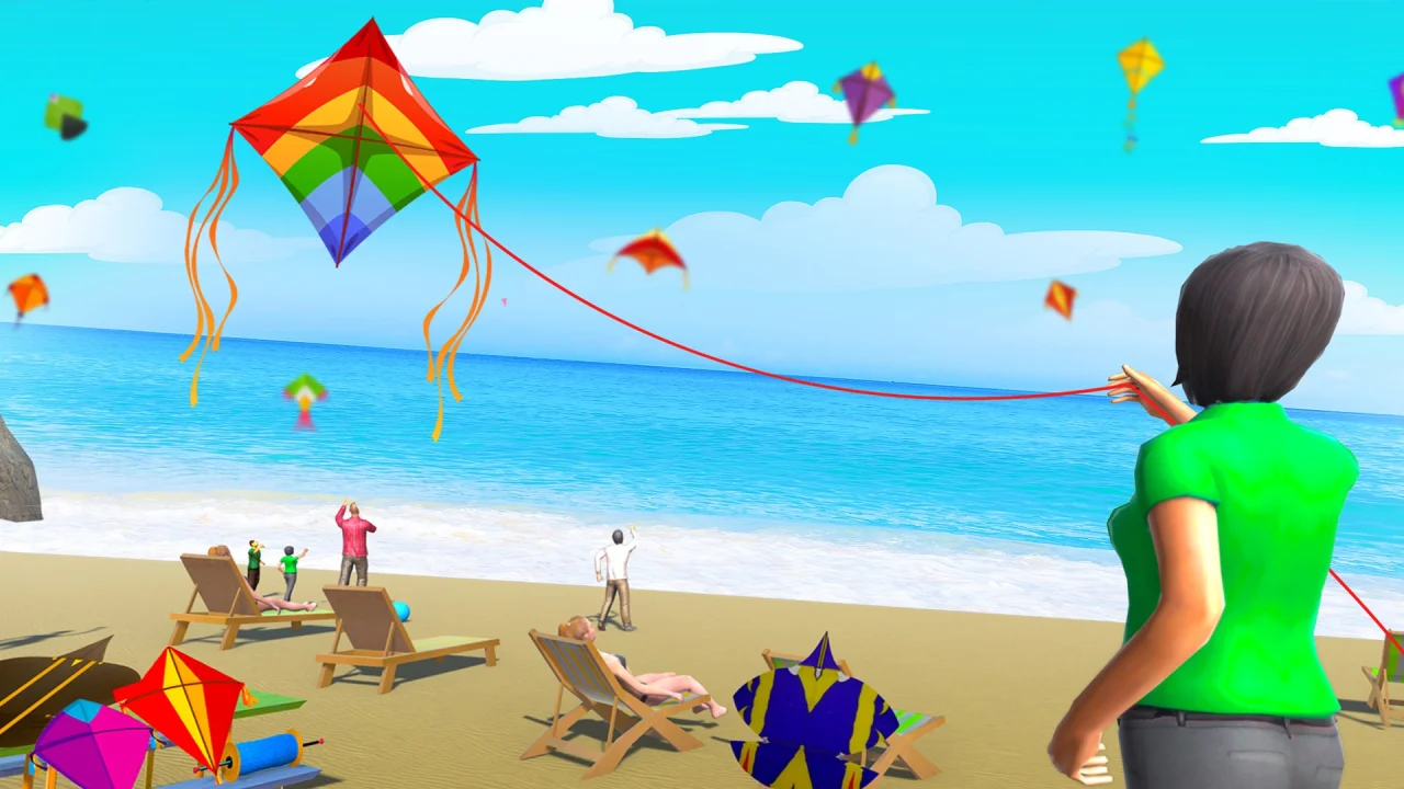 Kite Flying Kite Game 3D — screenshot 4