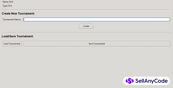 Tournament Manager and Bracket Simulation System (GUI)