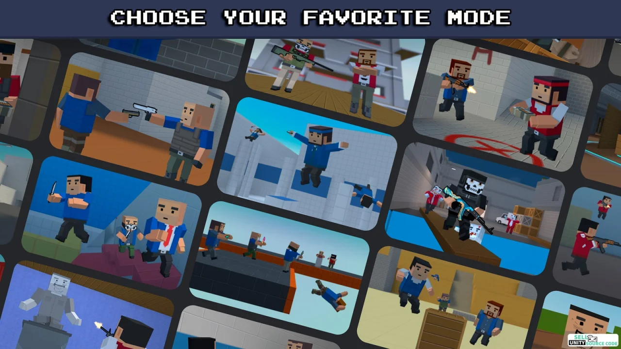 Block Strike: BS Shooter Unity 3D Game Code — screenshot 9