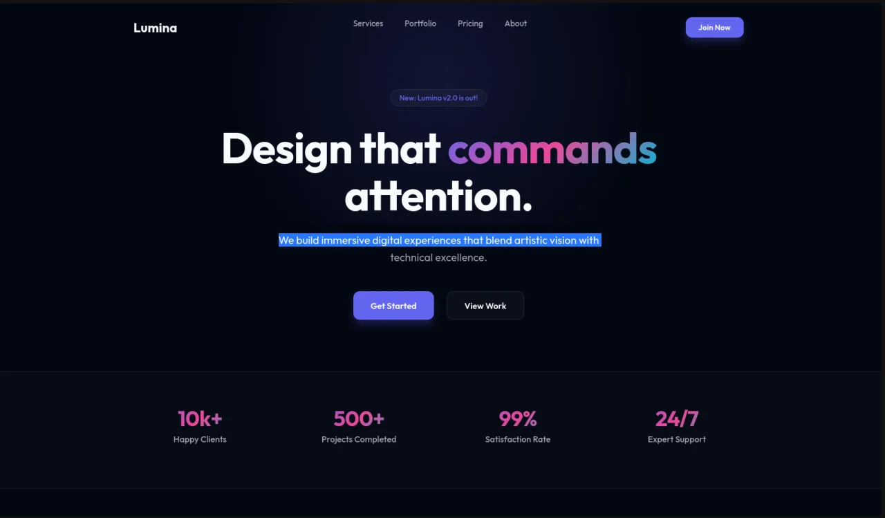 Lumina — screenshot 1