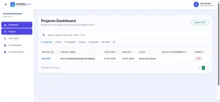Aveniq Workspace Project & Production Management ERP
