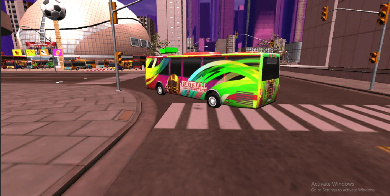 American Football Passenger Bus Game: Coach Simulation Game — screenshot 4