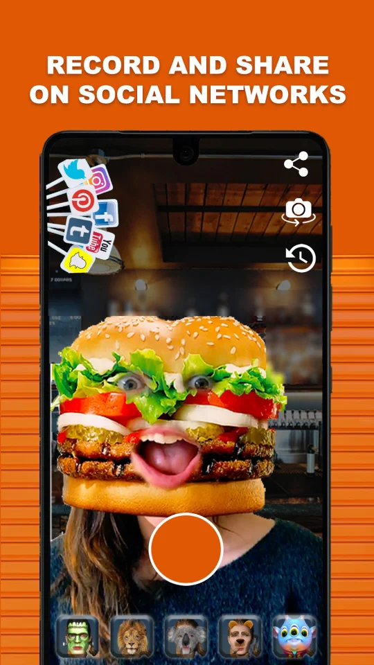 Android Live Camera Video Face Filters — screenshot 2