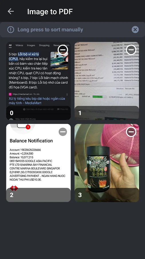 Image to PDF Converter - Android App Source Code — screenshot 3