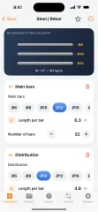 BuildCalc Construction & Material Cost Calculator (iOS SwiftUI)
