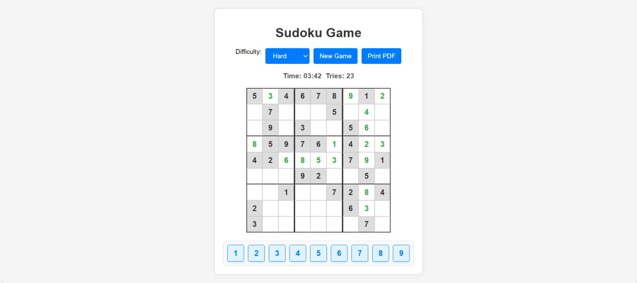 Sudoku Game — screenshot 3