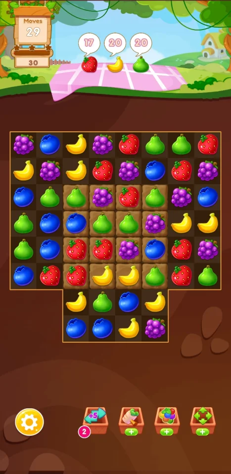 Fruit Mania – Match 3 Game Unity Template — screenshot 3