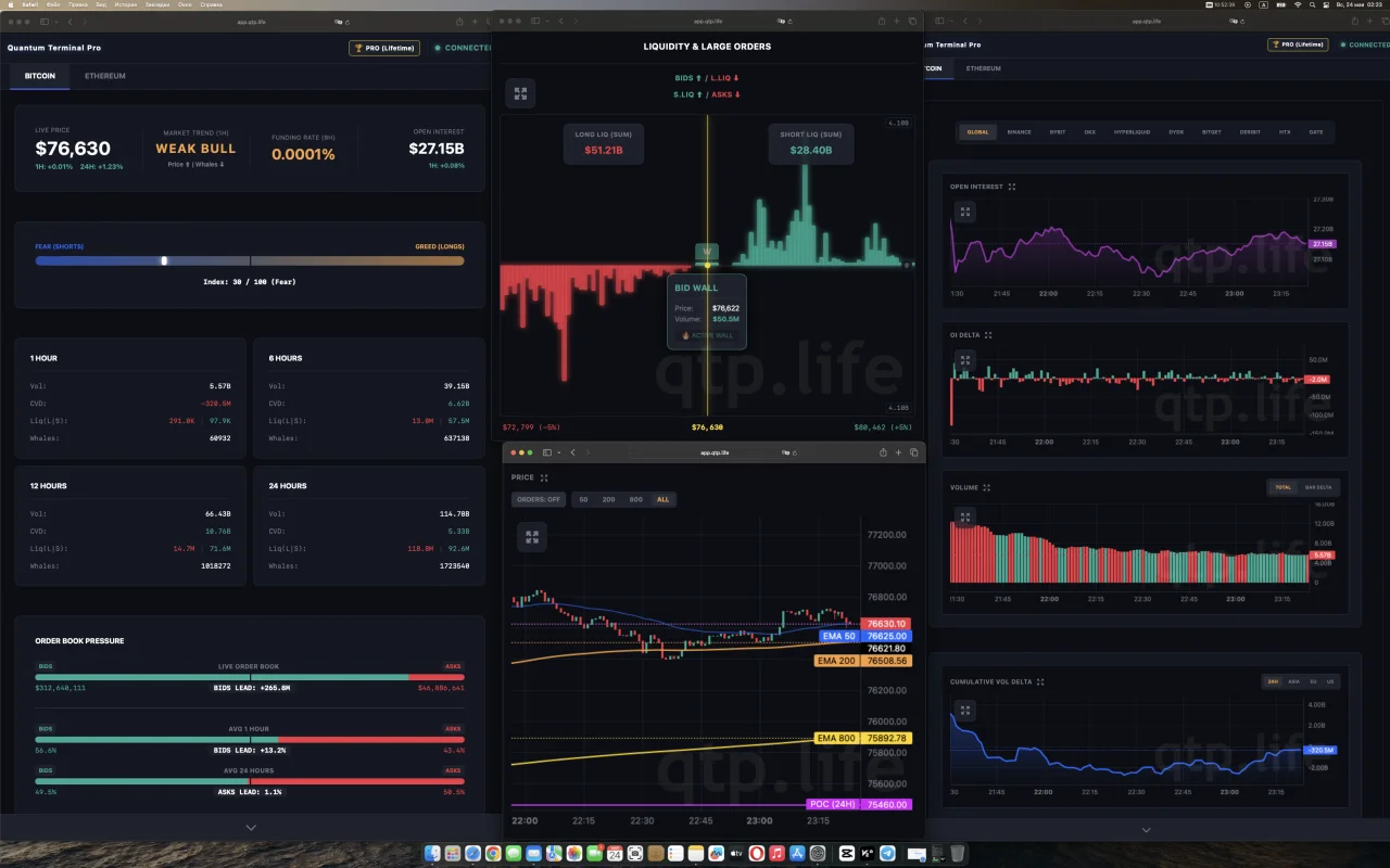 Universal Real-Time Crypto Telemetry Data Engine — screenshot 1